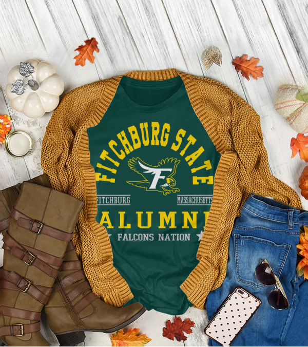 Fitchburg State Alumni Falcons Nation Massachusetts T-Shirt