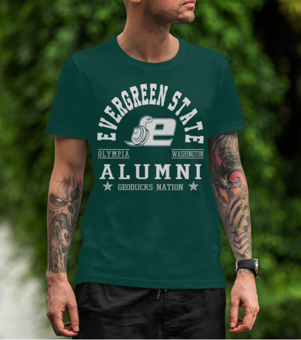 Evergreen State Geoducks Nation Alumni Olympia Washington T-Shirt