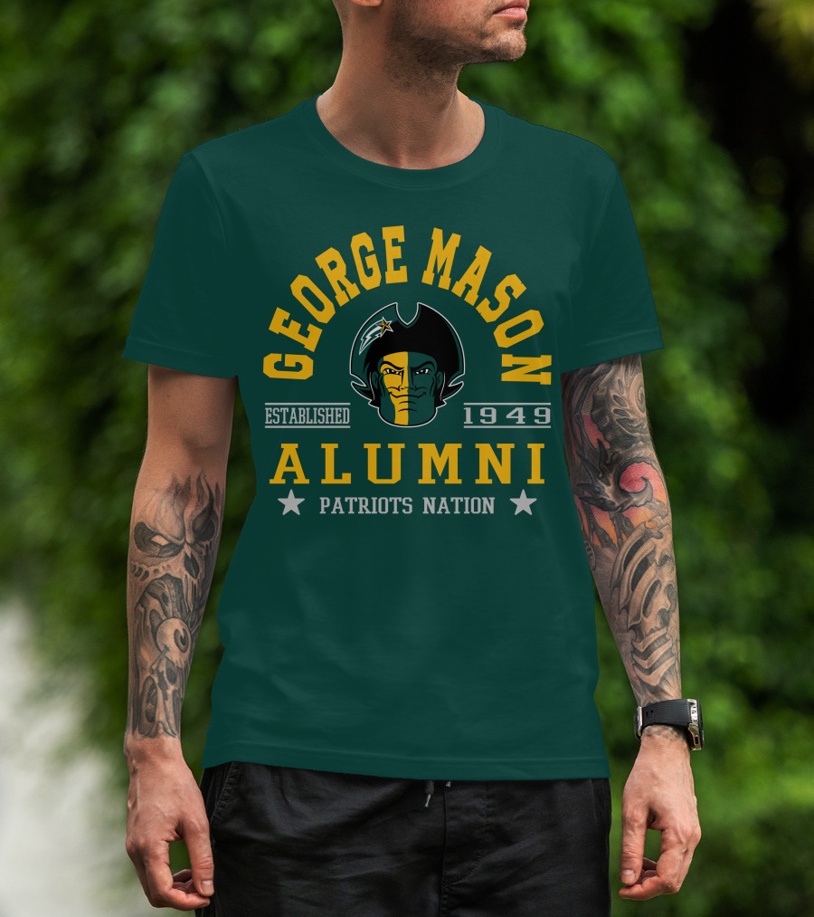 George Mason University Alumni Established 1949 Patriots Nation T-Shirt