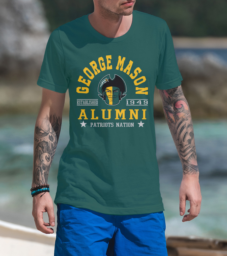 George Mason University Alumni Established 1949 Patriots Nation T-Shirt