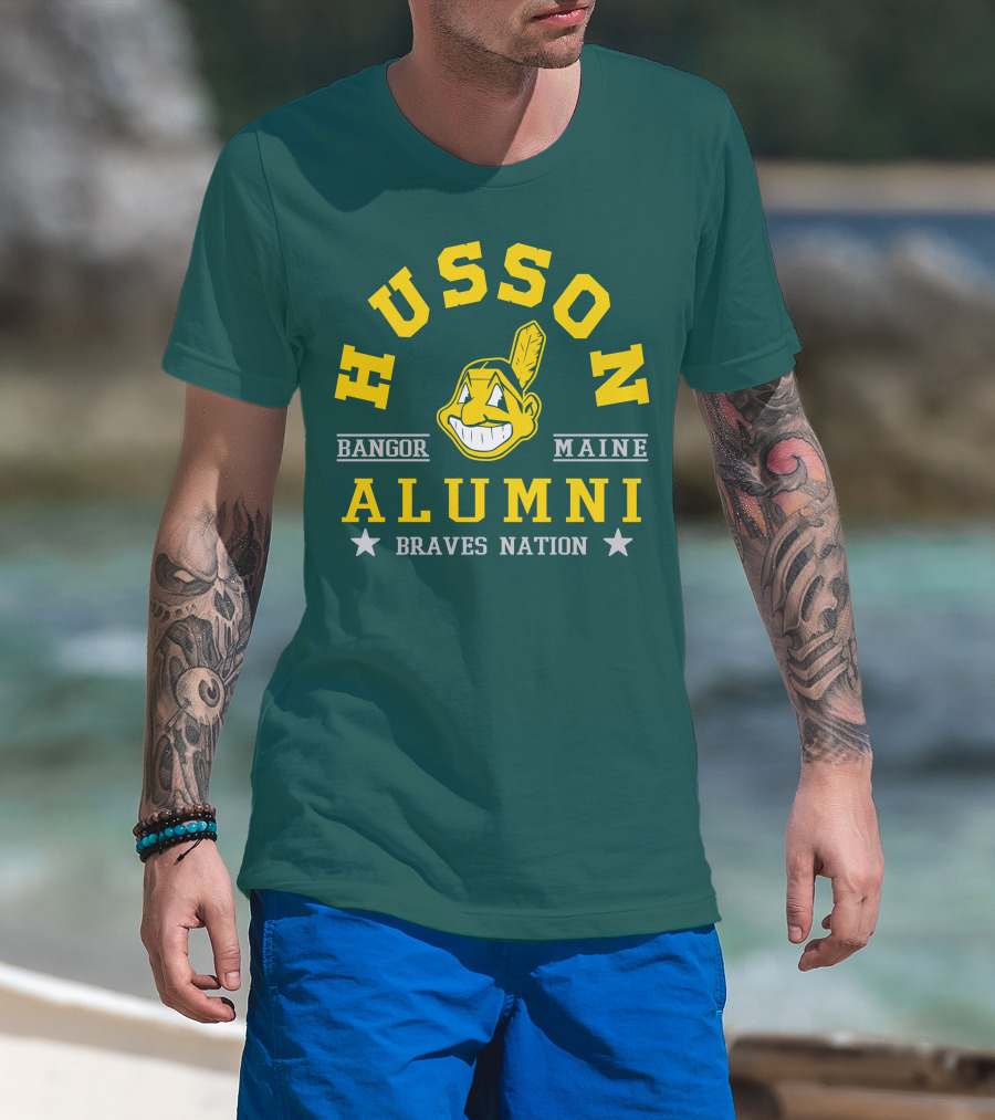 Husson Bangor Maine Alumni Braves Nation T-Shirt