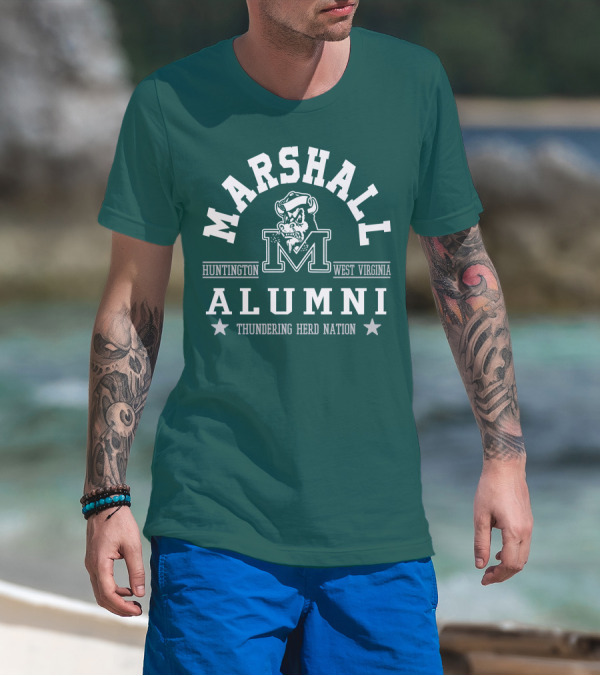 Marshall Alumni Thundering Herd Nation Huntington West Virginia T-Shirt