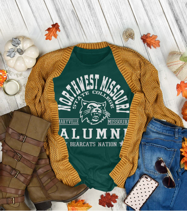 Northwest Missouri State College Maryville Alumni Bearcats Nation T-Shirt