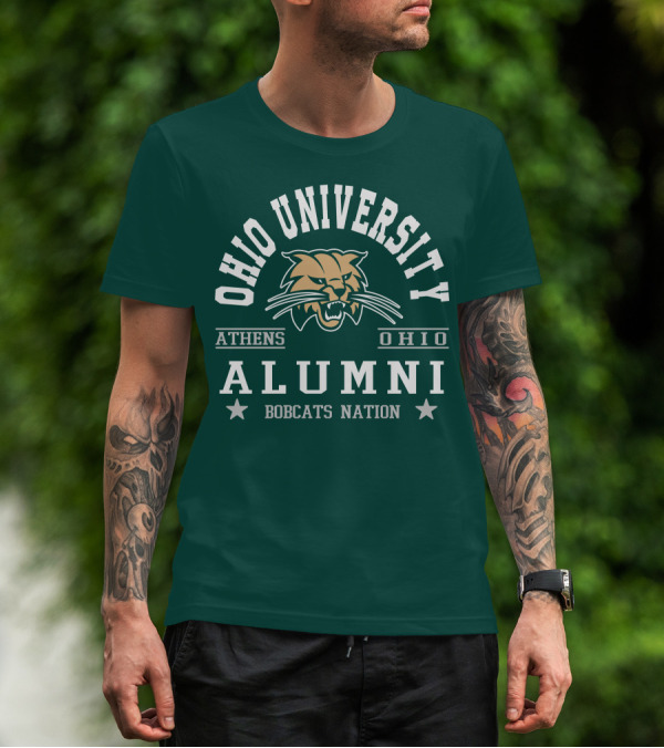 Ohio University Alumni Athens Ohio Bobcats Nation T-Shirt