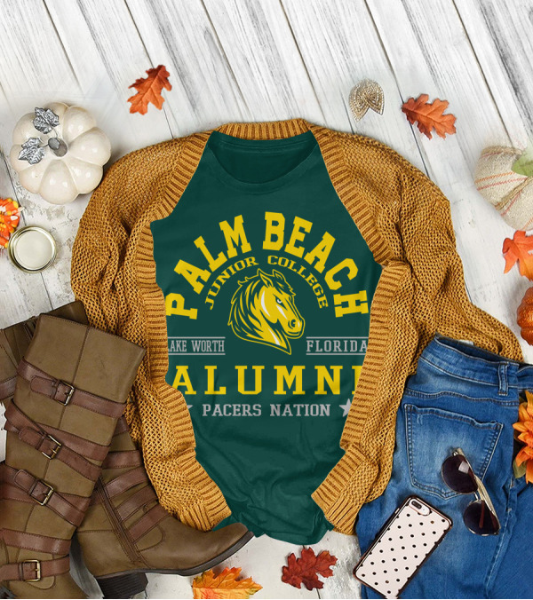 Palm Beach Junior College Alumni Pacers Nation Lake Worth Florida T-Shirt