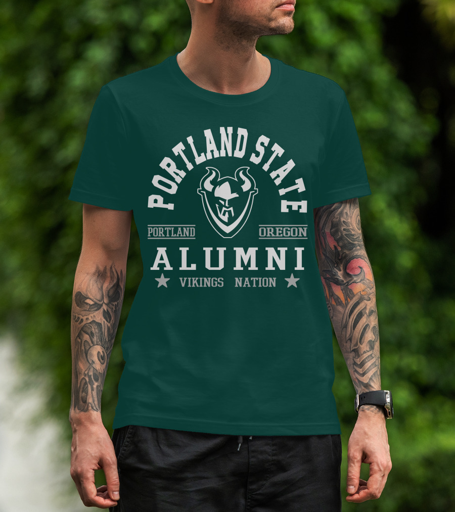Portland State Alumni Oregon Vikings Nation T-Shirt