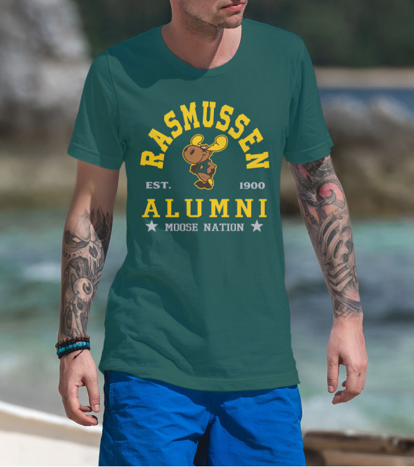 Rasmussen Alumni Moose Nation Est. 1900 T-Shirt