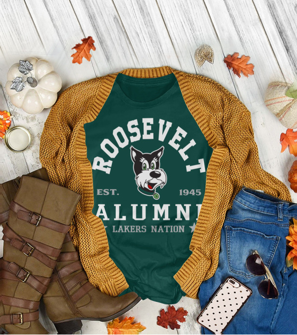 Roosevelt University Alumni Lakers Nation Est. 1945 T-Shirt