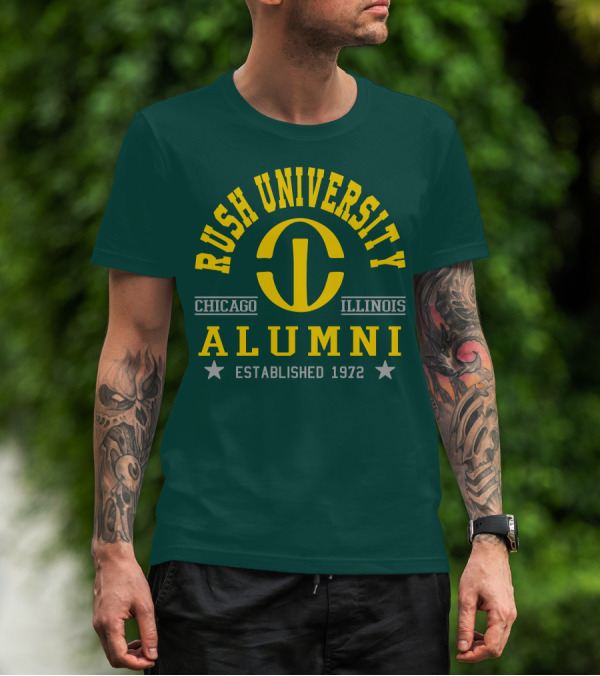 Rush University Alumni Chicago Illinois Established 1972 T-Shirt