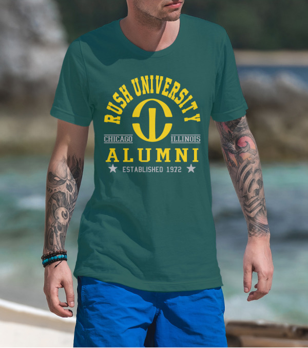 Rush University Alumni Chicago Illinois Established 1972 T-Shirt