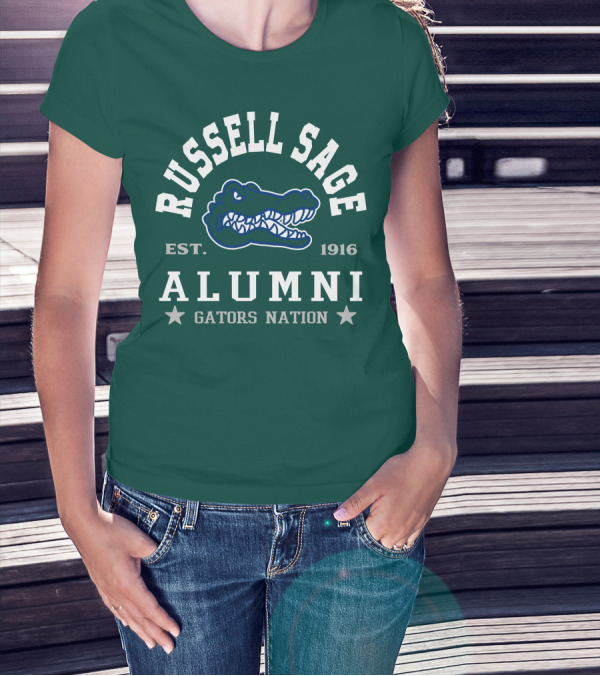 Russell Sage Gators Alumni Nation Est. 1916 T-Shirt