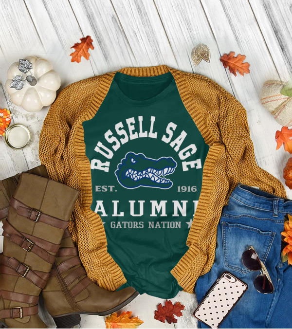 Russell Sage Gators Alumni Nation Est. 1916 T-Shirt