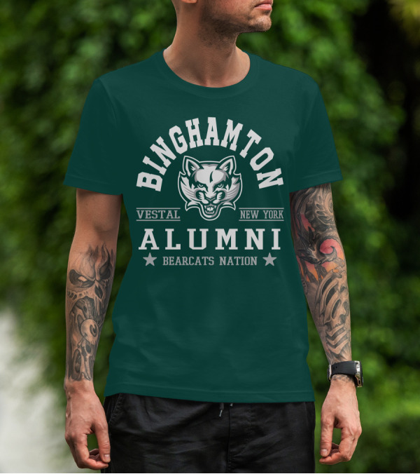 Binghamton Alumni Vestal New York Bearcats Nation T-Shirt