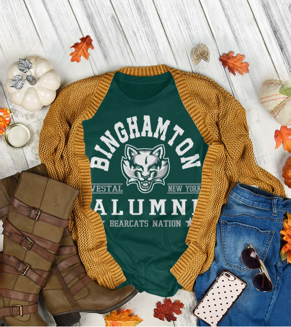 Binghamton Alumni Vestal New York Bearcats Nation T-Shirt