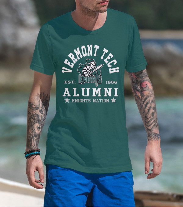 Vermont Tech Knights Alumni Est. 1866 Knights Nation T-Shirt
