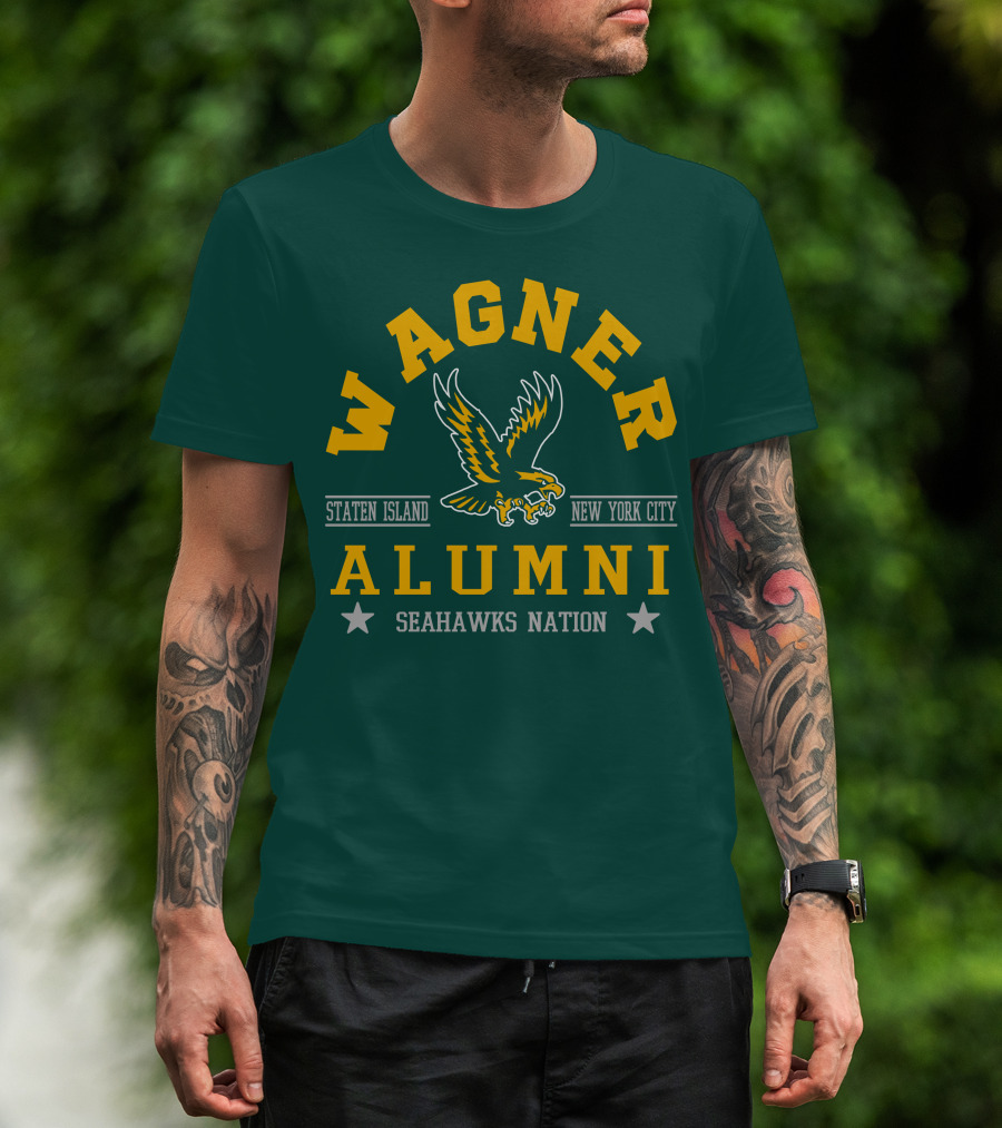 Wagner College Staten Island New York City Alumni Seahawks Nation T-Shirt