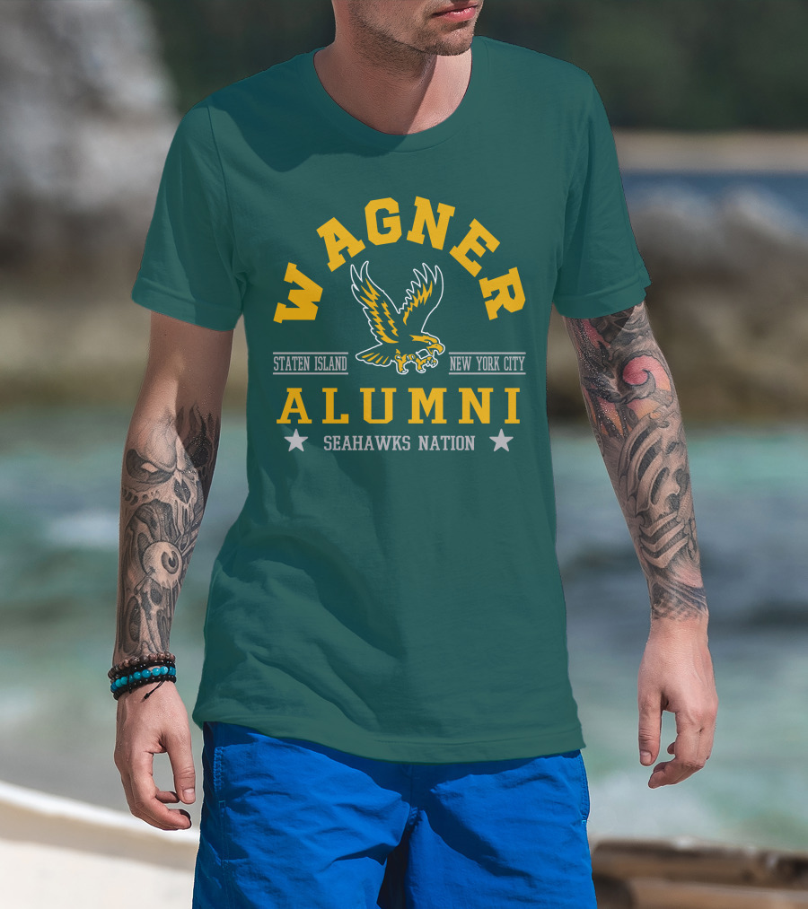 Wagner College Staten Island New York City Alumni Seahawks Nation T-Shirt