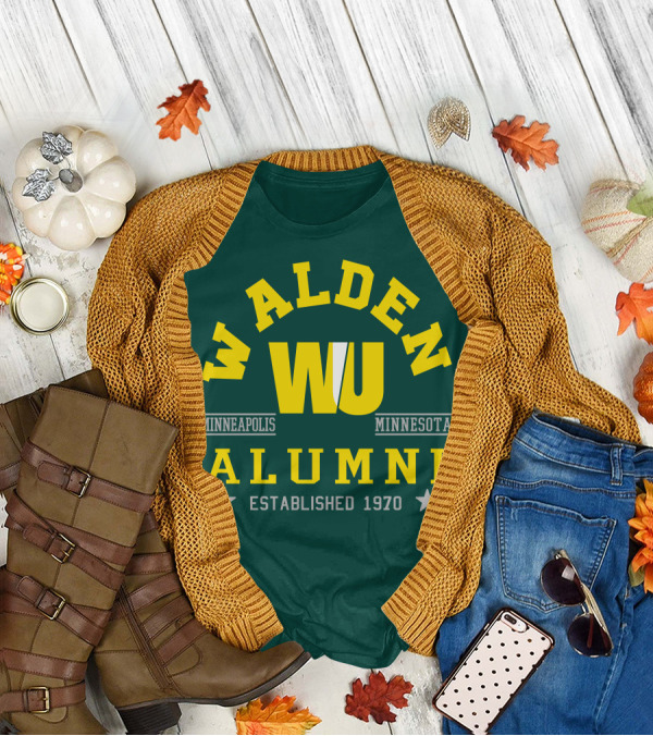 Walden University Alumni Minneapolis Minnesota Established 1970 WU T-Shirt