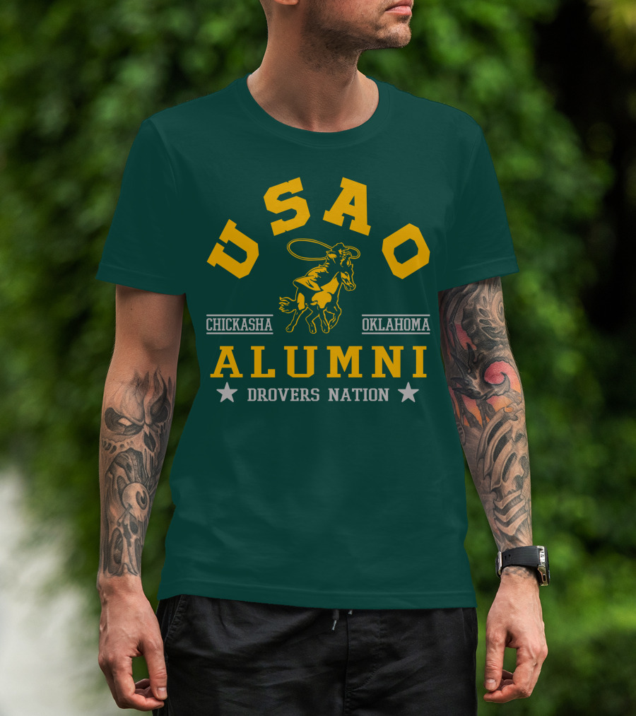 USAO Alumni Drovers Nation Chickasha Oklahoma T-Shirt