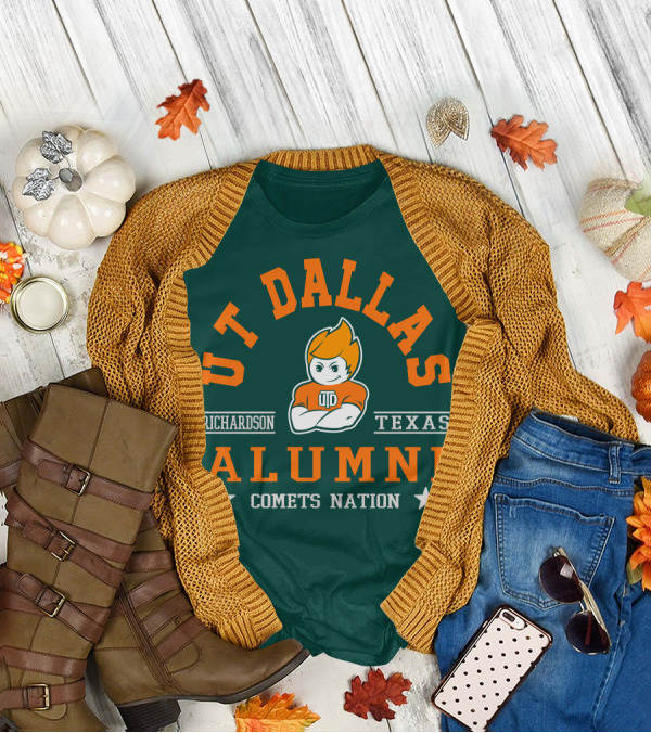 UT Dallas Alumni Comets Nation Richardson Texas T-Shirt