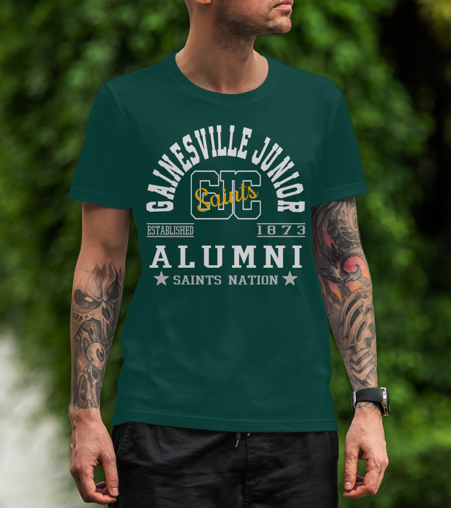 Gainesville Junior College Saints Alumni Established 1873 Saints Nation T-Shirt