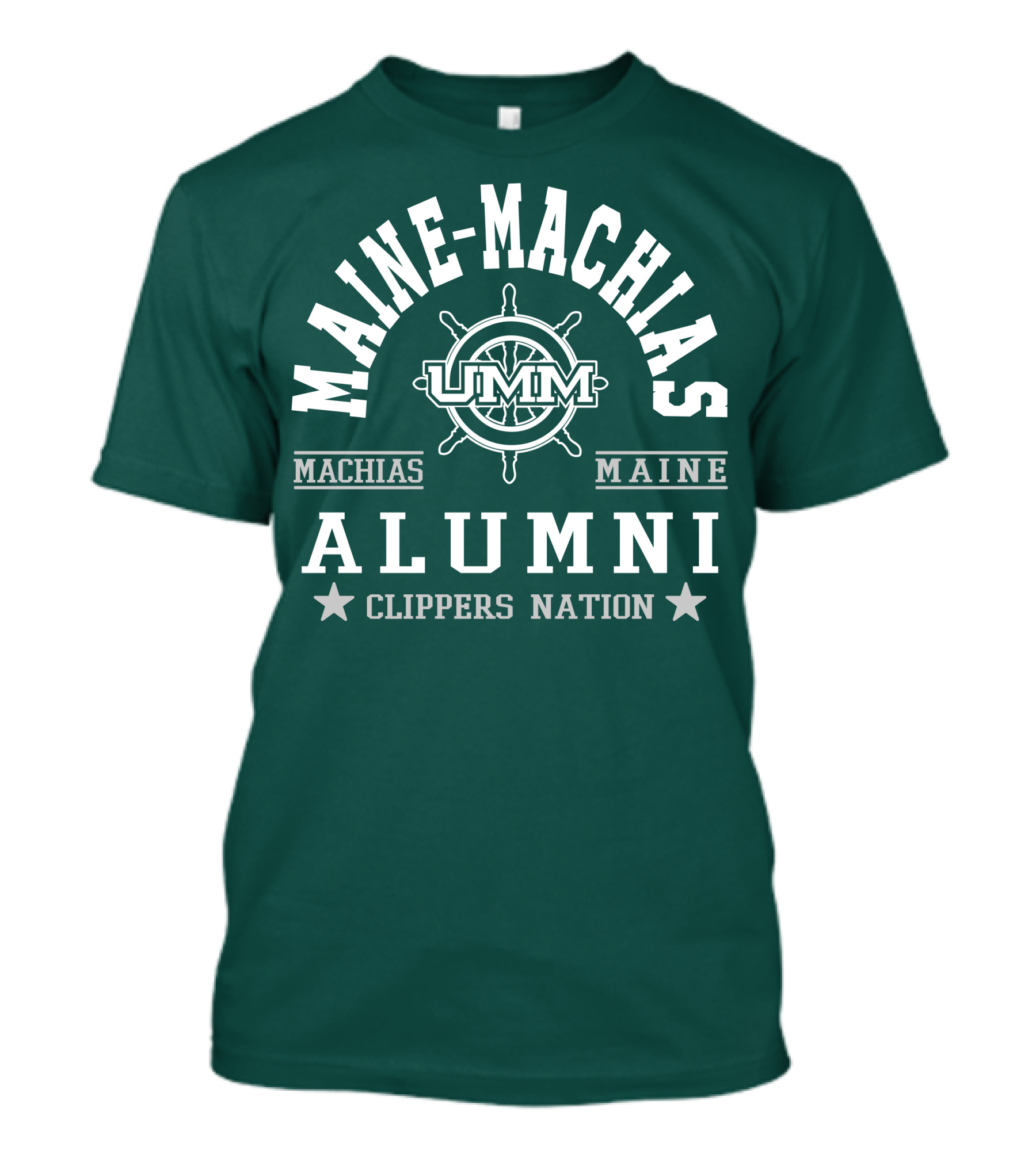 Maine-Machias UMM Alumni Clippers Nation Machias Maine T-Shirt