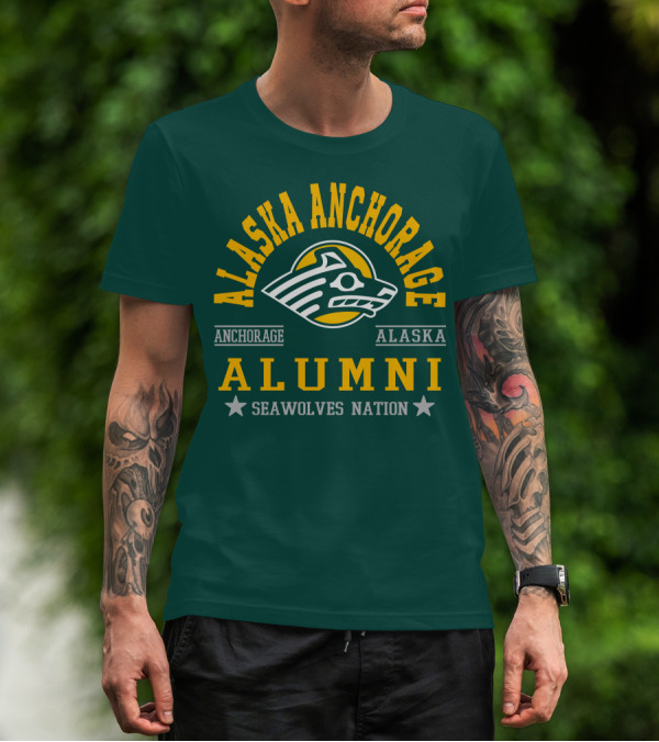 Alaska Anchorage Alumni Seawolves Nation T-Shirt