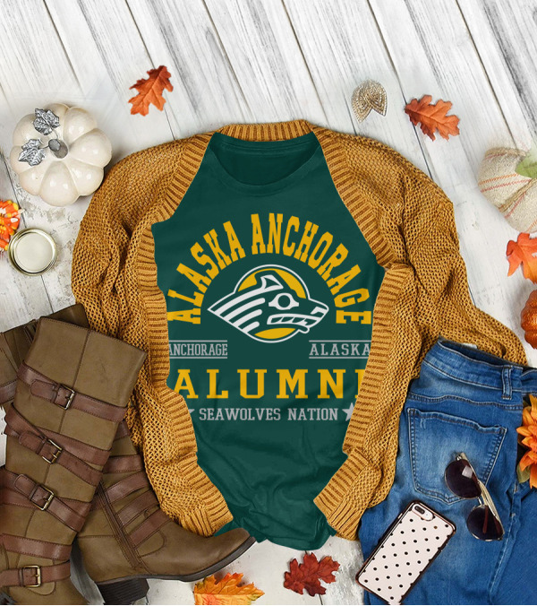 Alaska Anchorage Alumni Seawolves Nation T-Shirt
