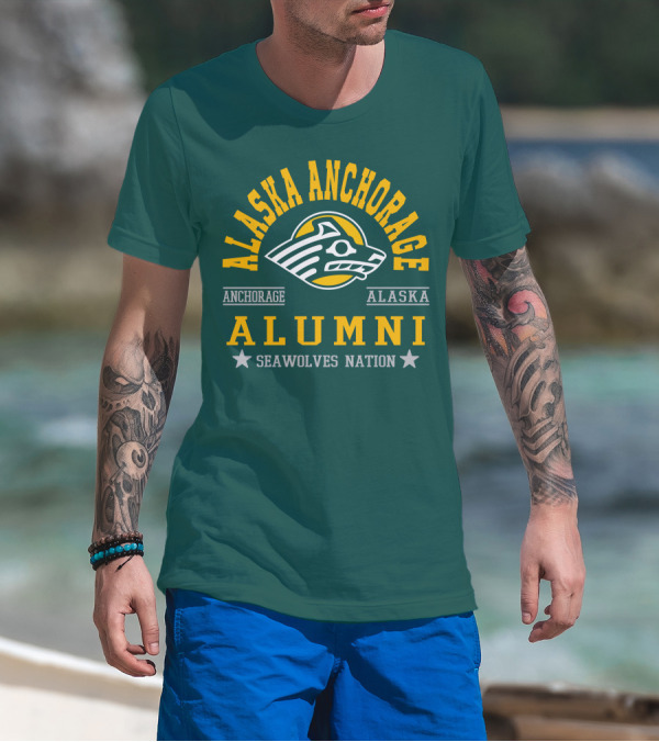 Alaska Anchorage Alumni Seawolves Nation T-Shirt