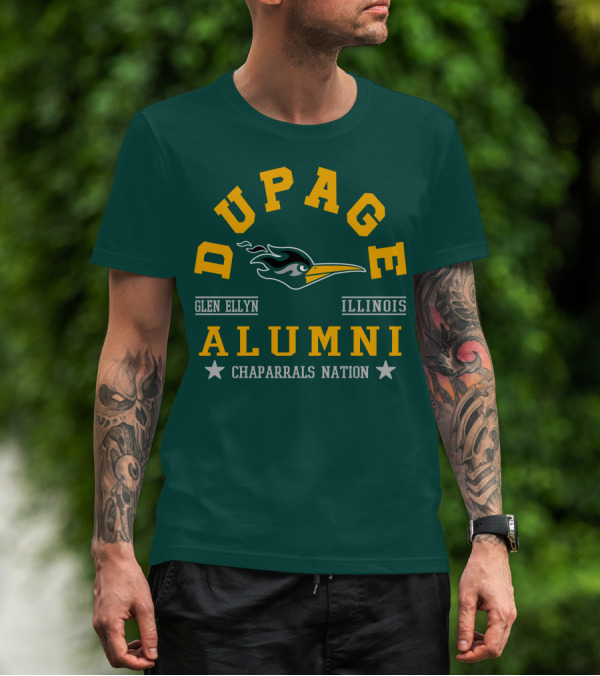 DuPage Glen Ellyn Illinois Alumni Chaparrals Nation T-Shirt