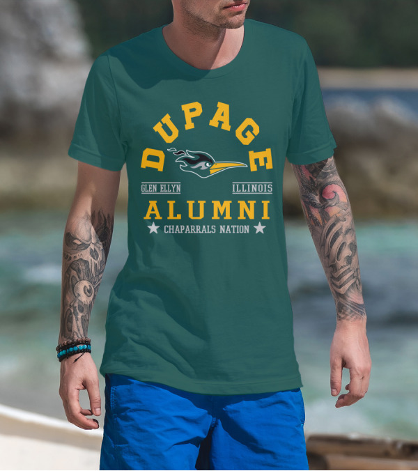 DuPage Glen Ellyn Illinois Alumni Chaparrals Nation T-Shirt