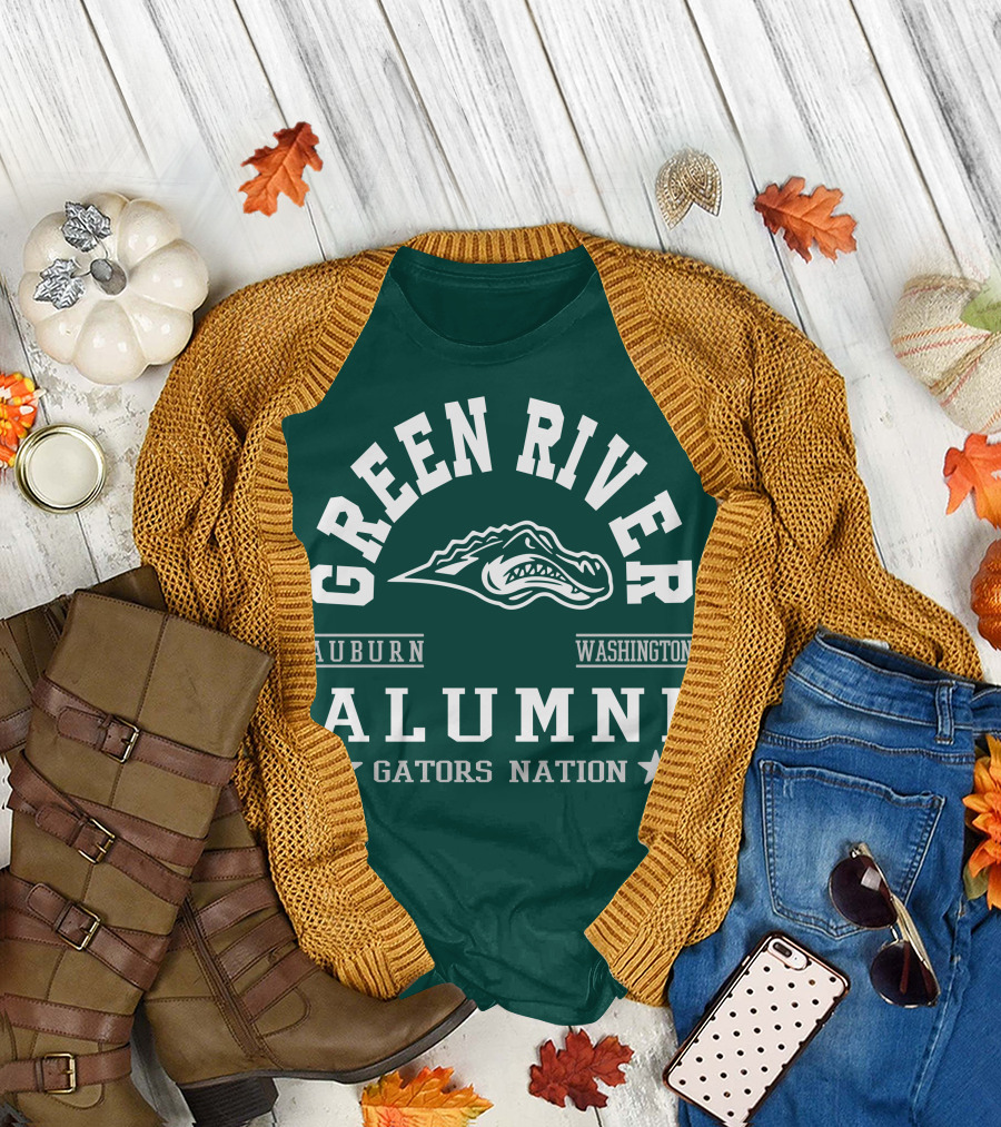Green River Alumni Gators Nation Auburn Washington T-Shirt