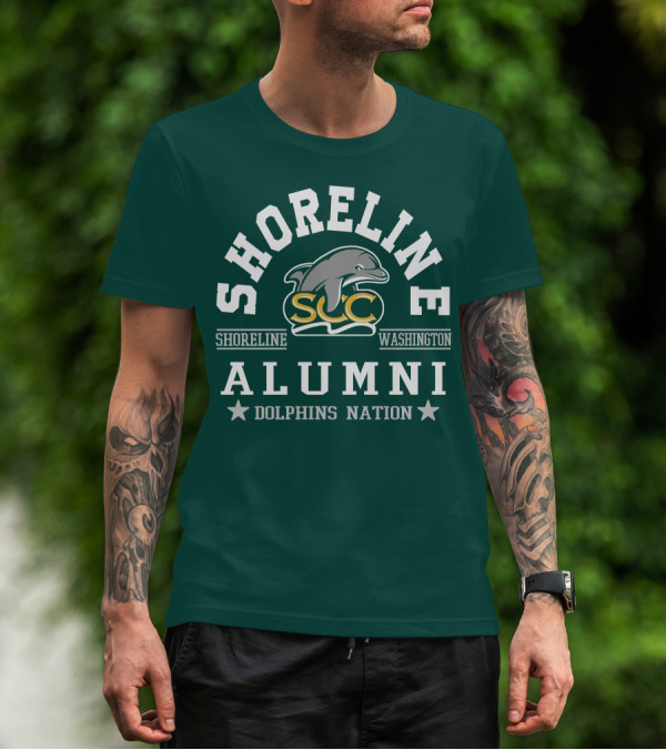 Shoreline Washington SCC Alumni Dolphins Nation T-Shirt