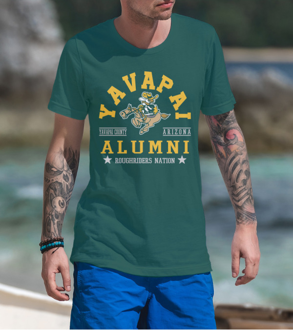 Yavapai College Alumni Arizona Roughriders Nation Yavapai County T-Shirt