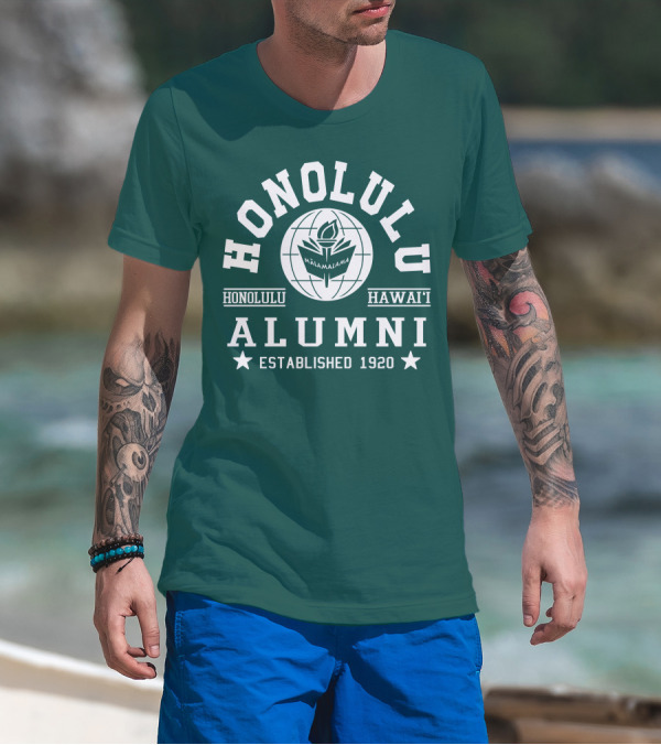 Honolulu Hawai'i Alumni Mālamalama Established 1920 T-Shirt