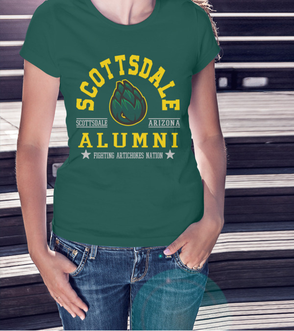 Scottsdale Arizona Alumni Fighting Artichokes Nation T-Shirt