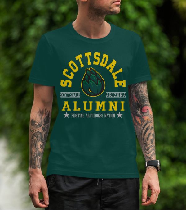 Scottsdale Arizona Alumni Fighting Artichokes Nation T-Shirt