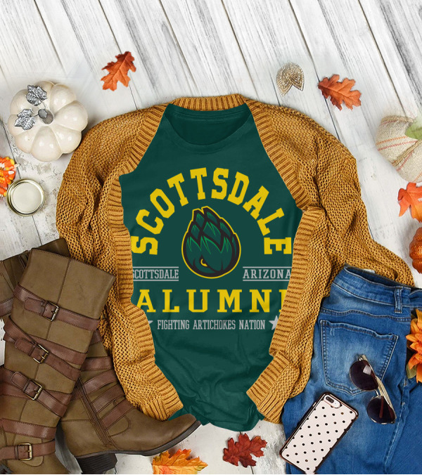 Scottsdale Arizona Alumni Fighting Artichokes Nation T-Shirt