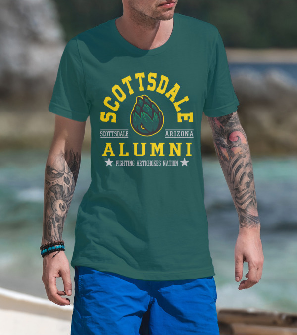 Scottsdale Arizona Alumni Fighting Artichokes Nation T-Shirt