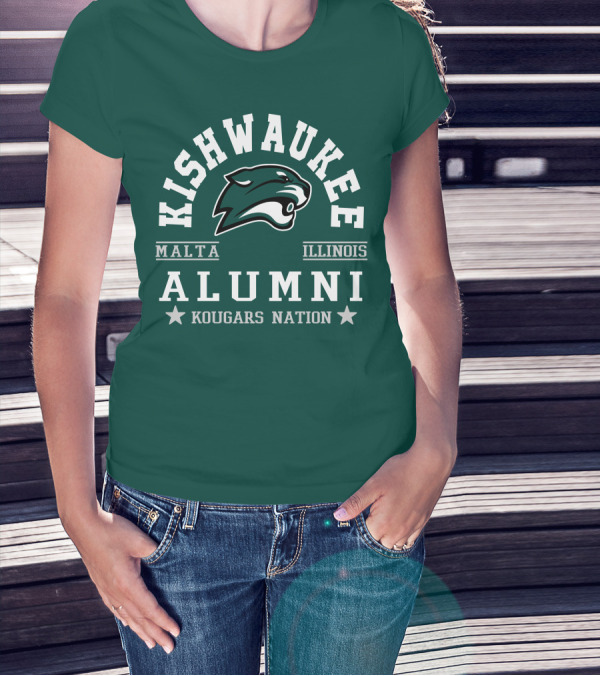 Kishwaukee College Alumni Malta Illinois Kougars Nation T-Shirt