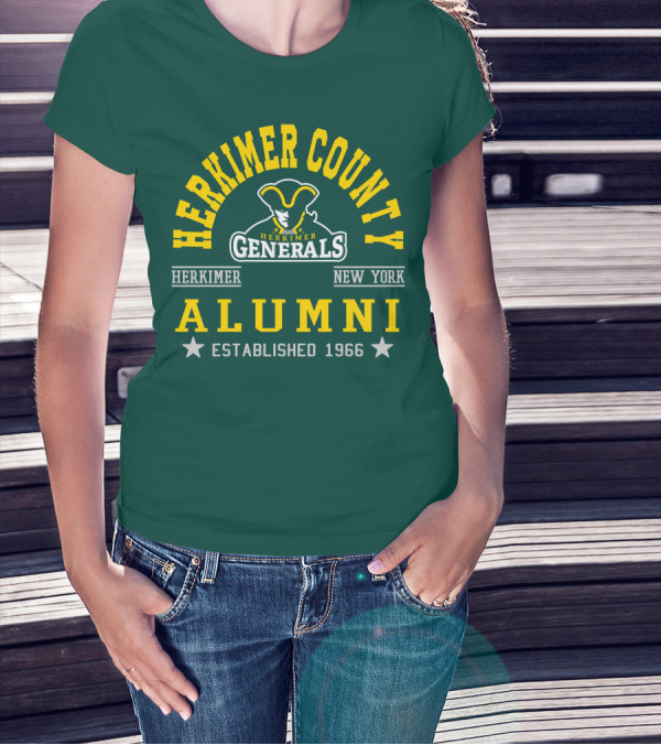Herkimer County Generals Alumni New York Established 1966 T-Shirt