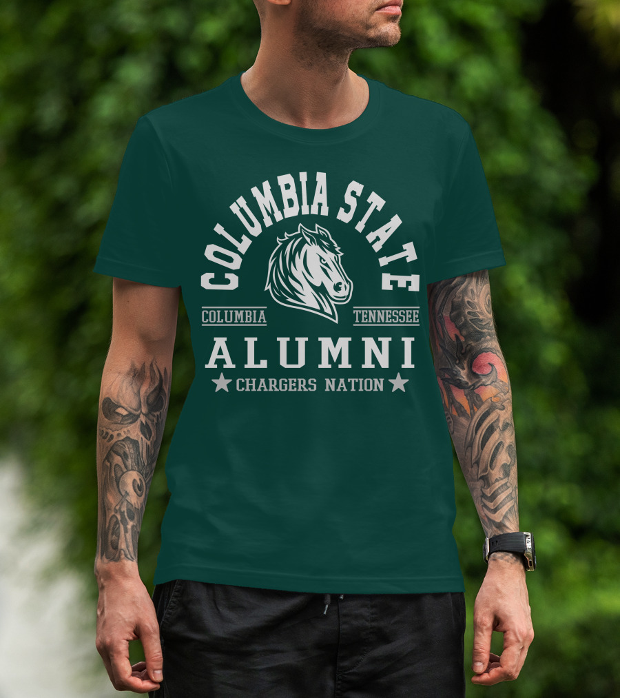 Columbia State Tennessee Alumni Chargers Nation T-Shirt