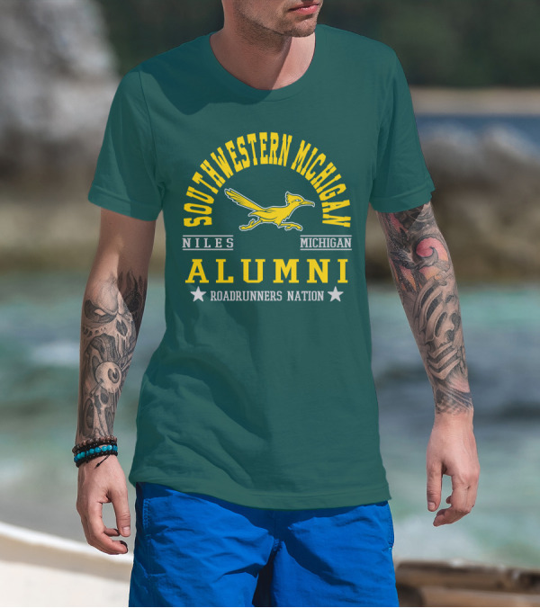 Southwestern Michigan Niles Alumni Roadrunners Nation T-Shirt