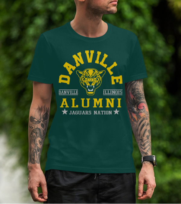 Danville Illinois Alumni Jaguars Nation T-Shirt