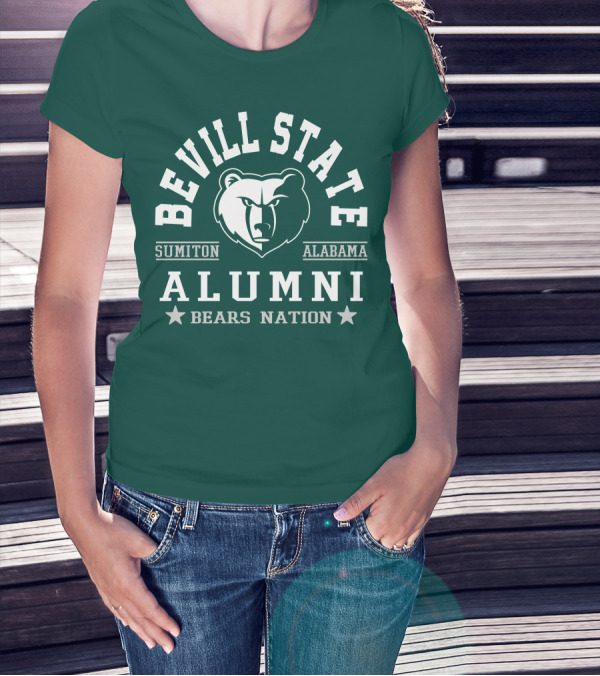 Bevill State College Alumni Bears Nation Sumiton Alabama T-Shirt