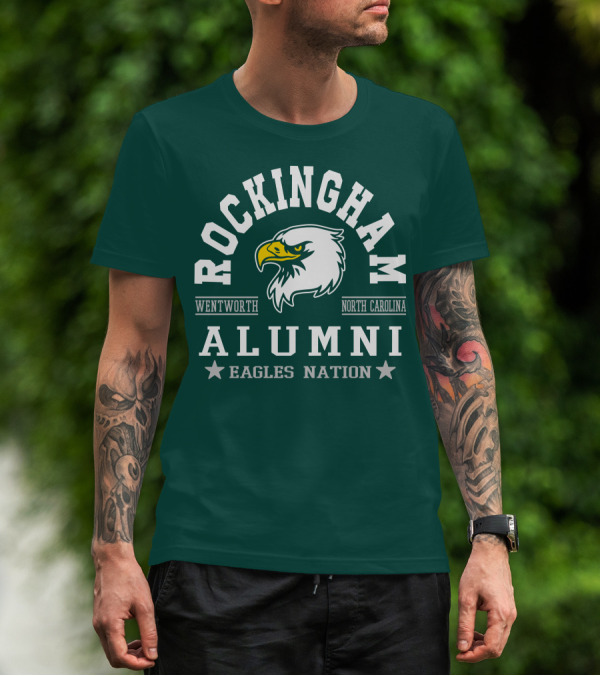 Rockingham Wentworth North Carolina Alumni Eagles Nation T-Shirt