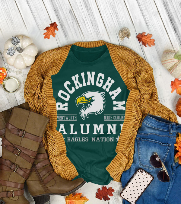 Rockingham Wentworth North Carolina Alumni Eagles Nation T-Shirt