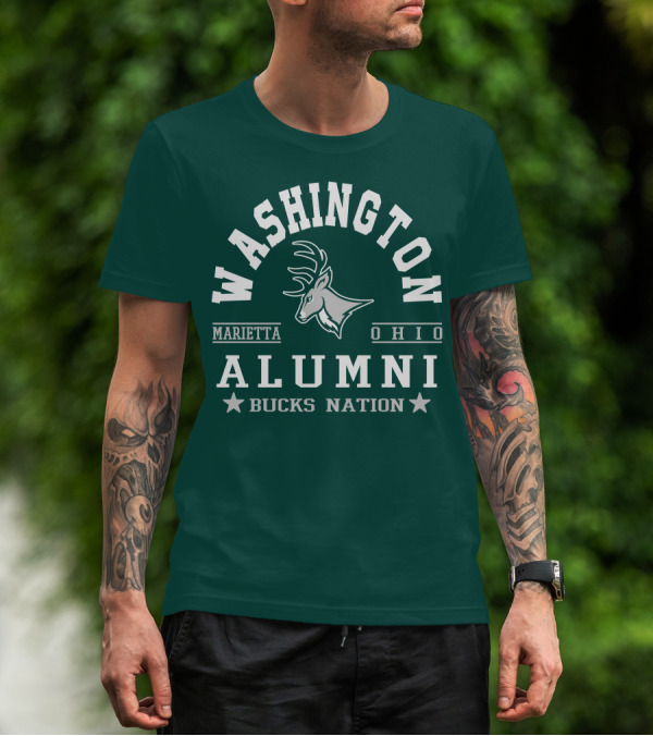 Washington Alumni Marietta Ohio Bucks Nation T-Shirt