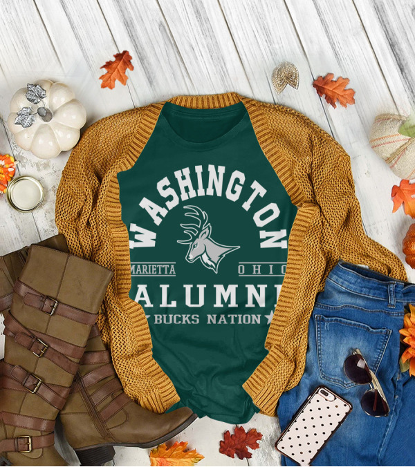 Washington Alumni Marietta Ohio Bucks Nation T-Shirt
