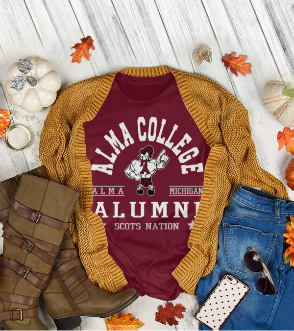 Alma College Michigan Alumni Scots Nation T-Shirt